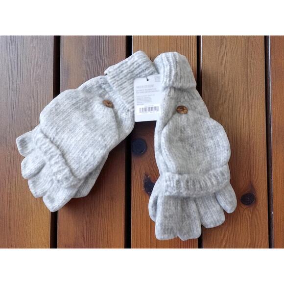 West Loop Fingerless Gloves Convert to Mittens 85% Acrylic 15% Polyester - Picture 3 of 5